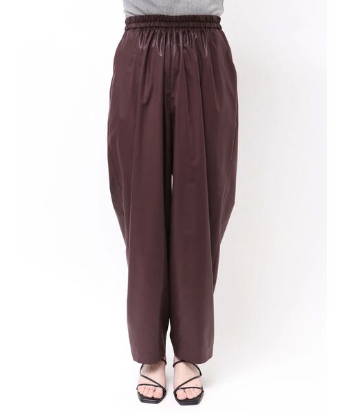 ELENDEEK（エレンディーク）の「カレンダリングイージーパンツ【セットアップ対応】（その他パンツ・レディース・ベージュ/ボルドー/ブラック・FREE）」の18枚目の写真