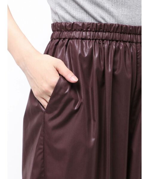 ELENDEEK（エレンディーク）の「カレンダリングイージーパンツ【セットアップ対応】（その他パンツ・レディース・ベージュ/ボルドー/ブラック・FREE）」の14枚目の写真