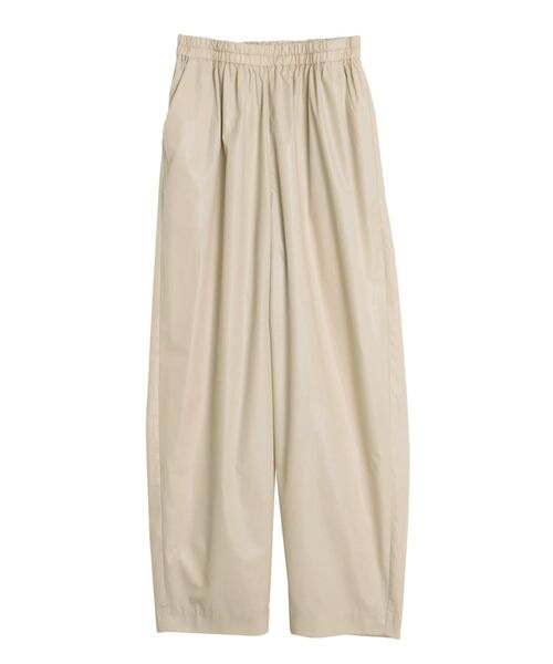 ELENDEEK（エレンディーク）の「カレンダリングイージーパンツ【セットアップ対応】（その他パンツ・レディース・ベージュ/ボルドー/ブラック・FREE）」の5枚目の写真