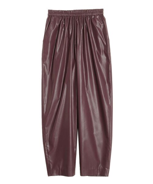 ELENDEEK（エレンディーク）の「カレンダリングイージーパンツ【セットアップ対応】（その他パンツ・レディース・ベージュ/ボルドー/ブラック・FREE）」の4枚目の写真