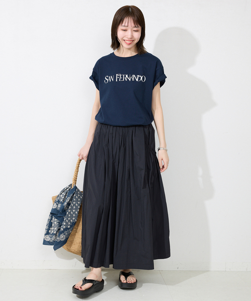 SLOBE IENA（スローブイエナ）の「MOISMONT/モワモン バンダナスカーフ 1567509/1467503P（バンダナ/スカーフ・レディース・ブラウン/ネイビー・FREE）」の11枚目の写真