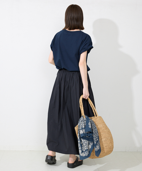 SLOBE IENA（スローブイエナ）の「MOISMONT/モワモン バンダナスカーフ 1567509/1467503P（バンダナ/スカーフ・レディース・ブラウン/ネイビー・FREE）」の12枚目の写真