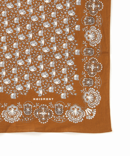 SLOBE IENA（スローブイエナ）の「MOISMONT/モワモン バンダナスカーフ 1567509/1467503P（バンダナ/スカーフ・レディース・ブラウン/ネイビー・FREE）」の19枚目の写真