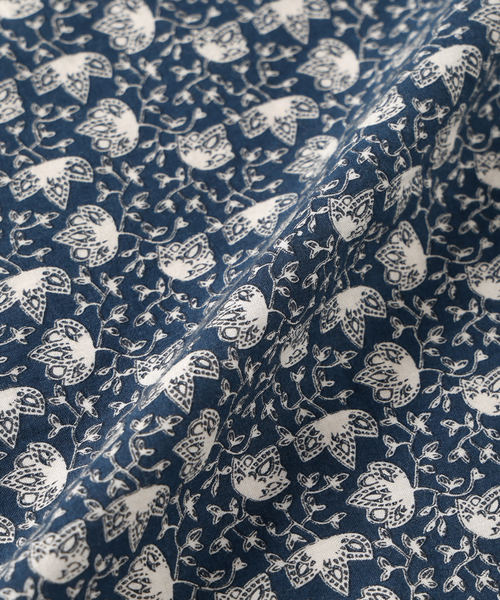 SLOBE IENA（スローブイエナ）の「MOISMONT/モワモン バンダナスカーフ 1567509/1467503P（バンダナ/スカーフ・レディース・ブラウン/ネイビー・FREE）」の6枚目の写真