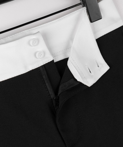 me+em select(ミームセレクト)の「※※【 2color /2size 】バイカラーマイクロミニスパンショートパンツ / bicolor micro mini span short pants(その他パンツ・レディース・ホワイト/ブラック・SMALL/MEDIUM)」の6枚目の写真