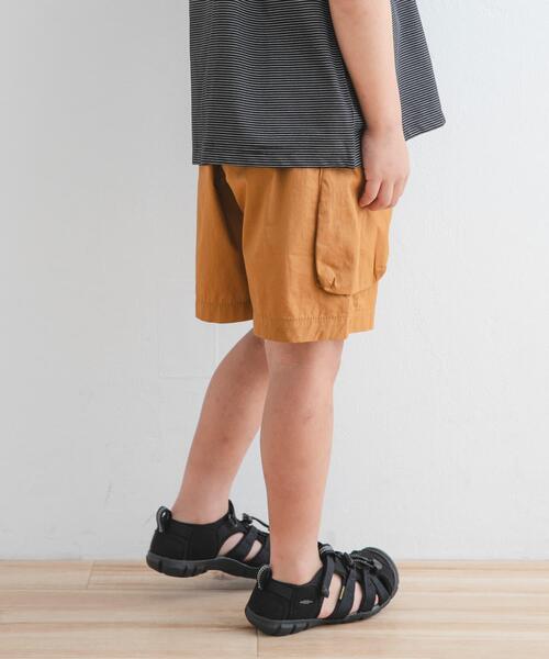 URBAN RESEARCH DOORS（アーバンリサーチドアーズ）の「『速乾』コットンサイドポケットショーツ(KIDS)（その他パンツ・キッズ・チャコールグレー/ブラウン系その他・120/105/135）」の3枚目の写真