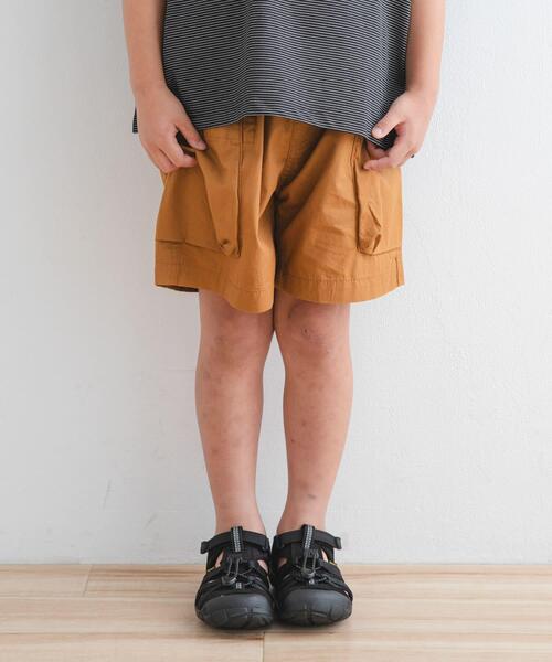 URBAN RESEARCH DOORS（アーバンリサーチドアーズ）の「『速乾』コットンサイドポケットショーツ(KIDS)（その他パンツ・キッズ・チャコールグレー/ブラウン系その他・120/105/135）」の4枚目の写真