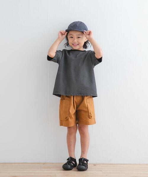 URBAN RESEARCH DOORS（アーバンリサーチドアーズ）の「『速乾』コットンサイドポケットショーツ(KIDS)（その他パンツ・キッズ・チャコールグレー/ブラウン系その他・120/105/135）」の5枚目の写真
