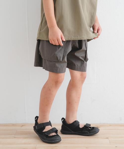 URBAN RESEARCH DOORS（アーバンリサーチドアーズ）の「『速乾』コットンサイドポケットショーツ(KIDS)（その他パンツ・キッズ・チャコールグレー/ブラウン系その他・120/105/135）」の13枚目の写真