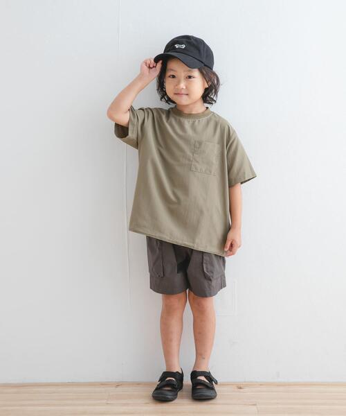 URBAN RESEARCH DOORS（アーバンリサーチドアーズ）の「『速乾』コットンサイドポケットショーツ(KIDS)（その他パンツ・キッズ・チャコールグレー/ブラウン系その他・120/105/135）」の15枚目の写真