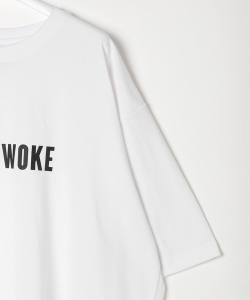 NUMERALS(ヌメラルズ)の「【NUMERALS】メッセージロゴTEE(Tシャツ/カットソー・メンズ・カーキ/ブラック/オフホワイト・MEDIUM/LARGE)」の14枚目の写真