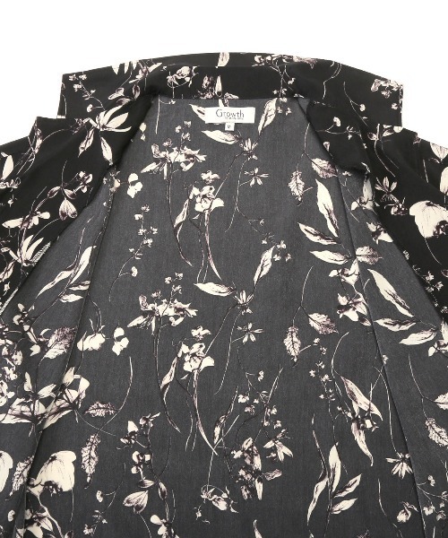 LUXSTYLE(ラグスタイル)の「花柄オープンカラー半袖シャツ(シャツ/ブラウス・メンズ・ホワイト/ブラック・L/M)」の16枚目の写真