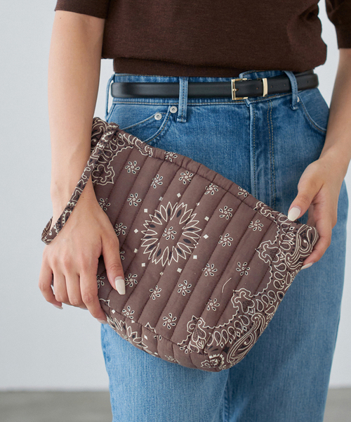 セール】MALUS/マリュス BANDANA QUILTING POUCH ポーチ（ポーチ