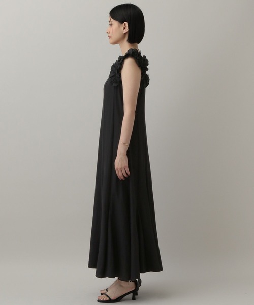 A part by(アパートバイ)の「STELLAフリルスリーブワンピース(ワンピース・レディース・ブラウン/ブルー系その他2/ブラック・FREE)」の16枚目の写真