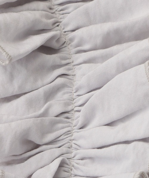 A part by(アパートバイ)の「STELLAフリルスリーブワンピース(ワンピース・レディース・ブラウン/ブルー系その他2/ブラック・FREE)」の11枚目の写真