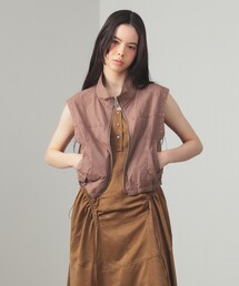 Ray BEAMS | スタンドカラー ジップ ベスト［手洗い可］(ベスト)