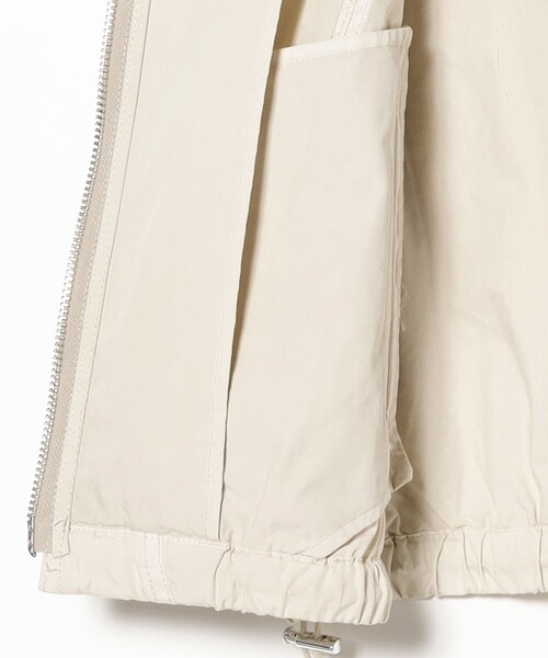 Ray BEAMS（レイビームス）の「スタンドカラー ジップ ベスト［手洗い可］（ベスト・レディース・ダークブラウン/ベージュ・ONE SIZE）」の15枚目の写真