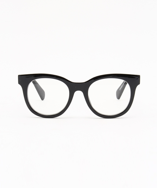 AZUL by moussy（アズールバイマウジー）の「ワイドフレームウエリントン型ダテメガネ（サングラス・レディース・ブラック/ブラウン系その他・FREE）」の3枚目の写真