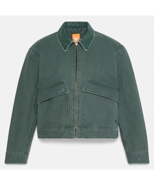 Timberland（ティンバーランド）の「ウォッシュ キャンバス ジャケット レディース（その他アウター・レディース・グリーン・LARGE/MEDIUM/SMALL）」の6枚目の写真