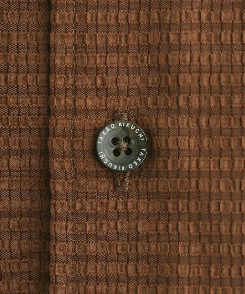 TAKEO KIKUCHI（タケオキクチ）の「【COOL CITY WEAR】DotAir（R）サッカー シャツ（シャツ/ブラウス・メンズ・ネイビー/ブラウン系その他/ブルー・02/03/04）」の19枚目の写真