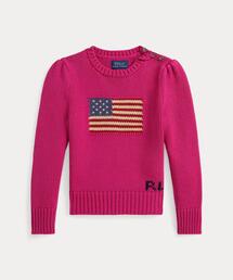 Polo Ralph Lauren ピンク Vネック セーター S