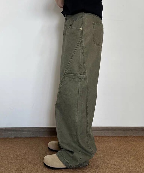 TOBEE(トゥビー)の「【TOBEE】ワイド バギー デニムパンツ(デニムパンツ・メンズ・カーキ/グレー・X-LARGE/LARGE/MEDIUM/SMALL)」の16枚目の写真