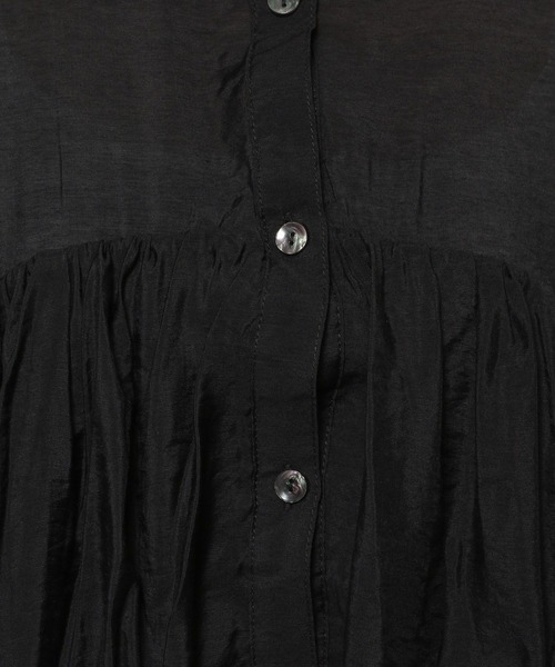 FOUND GOOD（ファウンドグッド）の「スソバルーンブラウス（シャツ/ブラウス・レディース・ブラック/ホワイト系5・L/M）」の12枚目の写真