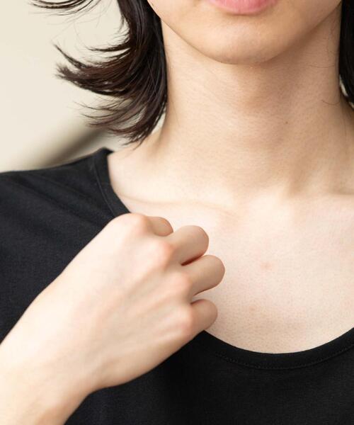 WEGO（ウィゴー）の「WEGO/UネックT（Tシャツ/カットソー・メンズ・ホワイト/ブラック・MEDIUM/LARGE）」の8枚目の写真