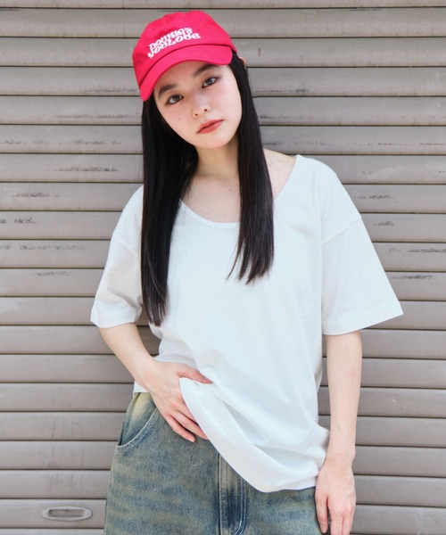 WEGO（ウィゴー）の「WEGO/UネックT（Tシャツ/カットソー・メンズ・ホワイト/ブラック・MEDIUM/LARGE）」の15枚目の写真