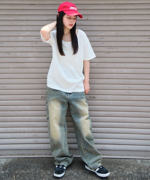 WEGO（ウィゴー）の「WEGO/UネックT（Tシャツ/カットソー・メンズ・ホワイト/ブラック・MEDIUM/LARGE）」の17枚目の写真