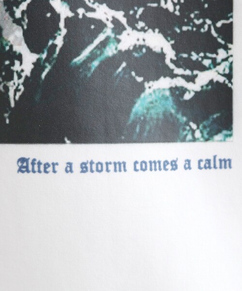 tk.TAKEO KIKUCHI（ティーケータケオキクチ）の「ライトニングウェーブダンボールスウェット（スウェット・メンズ・ブラック/ナチュラル/ホワイト・03/02）」の14枚目の写真