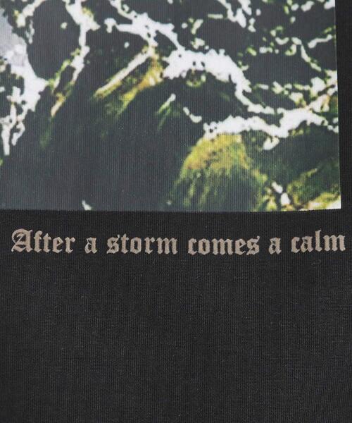 tk.TAKEO KIKUCHI（ティーケータケオキクチ）の「ライトニングウェーブダンボールスウェット（スウェット・メンズ・ブラック/ナチュラル/ホワイト・03/02）」の18枚目の写真