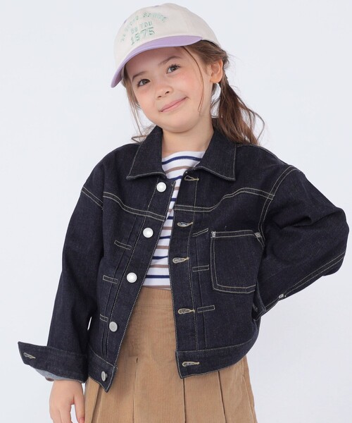 SHIPS(シップス)の「SHIPS KIDS:100~130cm/ボーダー フリル ロングスリーブ Tシャツ(Tシャツ/カットソー・キッズ・オフホワイト/ピンク・100/110/120/130)」の12枚目の写真