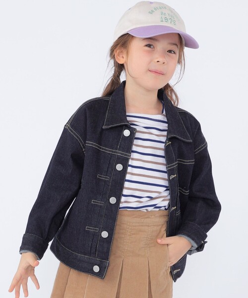 SHIPS(シップス)の「SHIPS KIDS:100~130cm/ボーダー フリル ロングスリーブ Tシャツ(Tシャツ/カットソー・キッズ・オフホワイト/ピンク・100/110/120/130)」の13枚目の写真