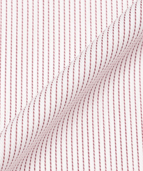 TOKYO SHIRTS（トウキョウシャツ）の「形態安定ノンアイロン ボタンダウン 長袖ビジネスワイシャツ（ビジネスシャツ・メンズ・エンジ・首回り37cm-裄丈80cm/首回り39cm-裄丈80cm/首回り39cm-裄丈84cm/首回り41cm-裄丈82cm/首回り41cm-裄丈86cm/首回り42cm-裄丈82cm/首回り42cm-裄丈86cm/首回り43cm-裄丈82cm/首回り43cm-裄丈86cm/首回り37cm-裄丈84cm）」の5枚目の写真