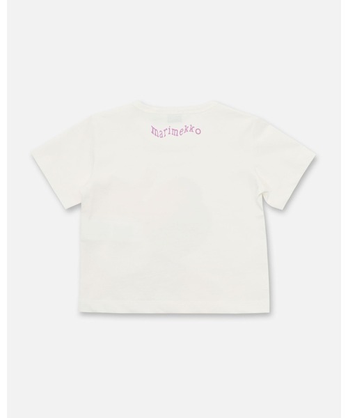 marimekko（マリメッコ）の「【Kids】Unikko / Tonni Akvarelli t-shirt（Tシャツ/カットソー・キッズ・ホワイト×ライトピンク・80）」の2枚目の写真