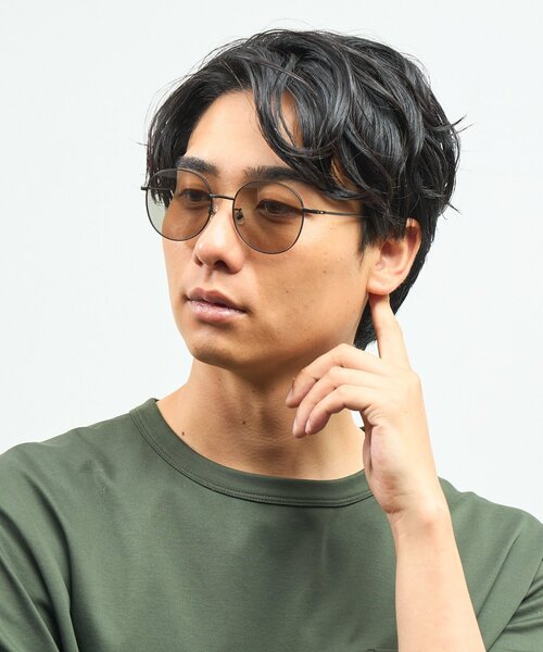 WEB 限定】Zoff｜takashi kumagai ボストン型 サングラス｜丸型