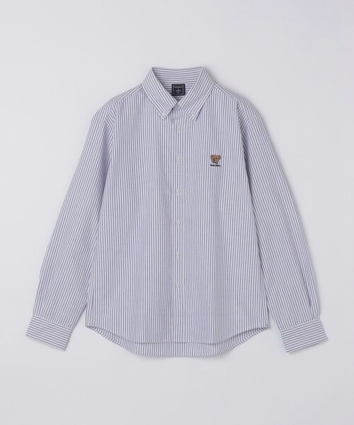 SHIPS Colors(シップス カラーズ)の「SHIPS Colors:TeddyBear(R) コットン オックス ボタンダウン シャツ◇(シャツ/ブラウス・メンズ・ネイビー/ブラック/オフホワイト・MEDIUM/X-LARGE/LARGE)」の5枚目の写真