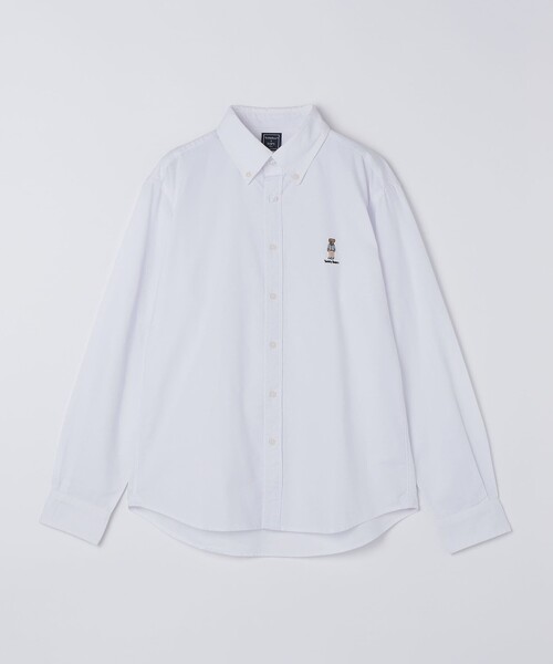 SHIPS Colors(シップス カラーズ)の「SHIPS Colors:TeddyBear(R) コットン オックス ボタンダウン シャツ◇(シャツ/ブラウス・メンズ・ネイビー/ブラック/オフホワイト・MEDIUM/X-LARGE/LARGE)」の6枚目の写真