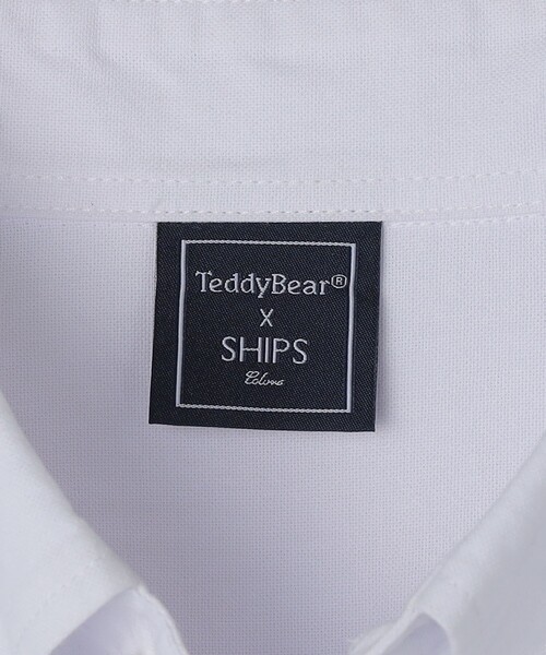 SHIPS Colors(シップス カラーズ)の「SHIPS Colors:TeddyBear(R) コットン オックス ボタンダウン シャツ◇(シャツ/ブラウス・メンズ・ネイビー/ブラック/オフホワイト・MEDIUM/X-LARGE/LARGE)」の9枚目の写真