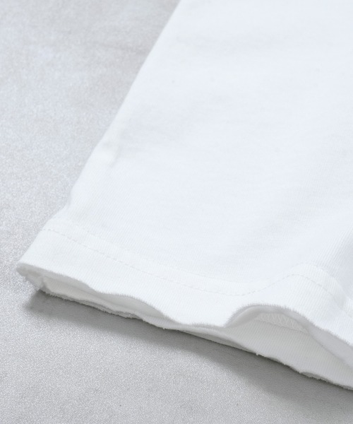 Starting Over（スターティングオーバー）の「stonewashed apply a leopard t-shirt/ストーンウォッシュ ヒョウ柄 貼り付け Tシャツ（Tシャツ/カットソー・メンズ・ブラック/ホワイト・L/M/XL）」の6枚目の写真