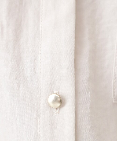 THE SHOP TK （ザ ショップ ティーケー ）の「【通勤にもデイリーにも】ダブルポケットスキッパーシャツ/洗濯機OK（シャツ/ブラウス・レディース・カーキ/アイボリー/ベージュ/スミクロ・13/12）」の17枚目の写真