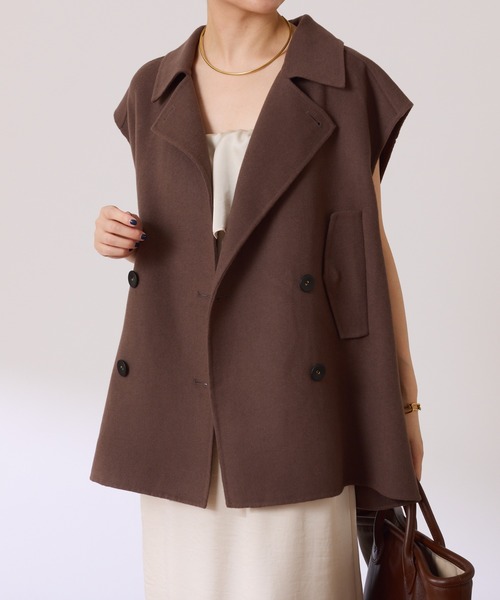 美品◎コラージュガリャルダガランテ　ウールライクメルトンフードコート. COLLAGE GALLARDAGALANTE（コラージュガリャルダガランテ）の「ウール