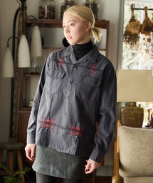 PENDLETON(�y���h���g��)��PENDLETON/�y���h���g�� �����O�X���[�u �K�[�����g�_�C �G���u���C�_���[ �I�[�v���J���[�V���c(�V���c/�u���E�X)
