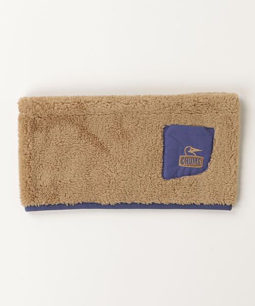 CHUMS（チャムス）の「【CHUMS】Bonding Fleece Neck Warmer（ネックウォーマー/スヌード・メンズ・ベージュ/グレー・FREE）」の5枚目の写真