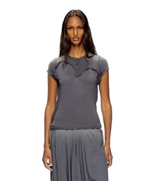 DIESEL｜ディーゼルのTシャツ/カットソー（ヘンリーネック）通販