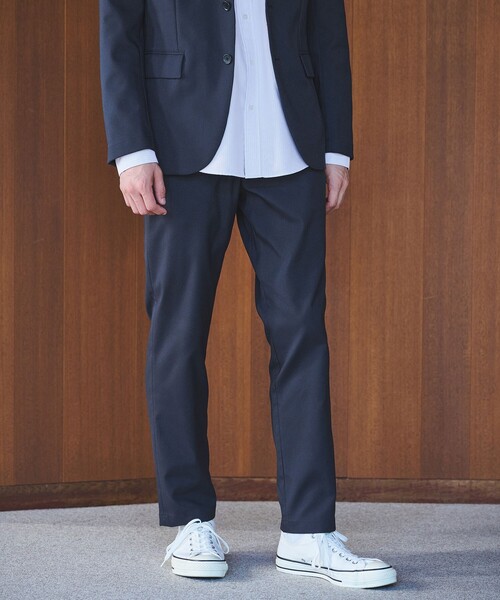 green label relaxing（グリーンレーベルリラクシング）の「F-LET ナロー ユーティリティ パンツ S1 -ストレッチ-（その他パンツ・メンズ・ブラック/ネイビー/グレー/ダークグリーン・XS/S/M/L/XL）」の4枚目の写真