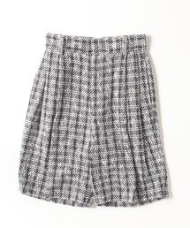 CINOH | TWEED TWO TUCK HALF PANTS(その他パンツ)