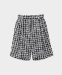 CINOH（チノ）の「TWEED TWO TUCK HALF PANTS（その他パンツ）」