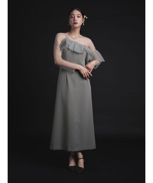 LADYアシンメトリーフリルドレス LADYアシンメトリーフリルドレス（ドレス）｜LAGUNAMOON（ラグナムーン